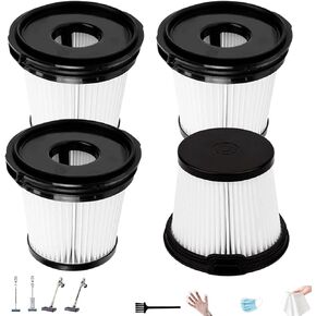 4 عبوات IW3511 BU3521 بدائل مرشح لمرشحات Shark Detect Pro IW1111 IW1120 مكنسة كهربائية لاسلكية خفيفة الوزن، فلتر لمكنسة القرش الكهربائية BU3523 مع نظام التفريغ التلقائي، جزء XPRFIW1000 in Kuwait