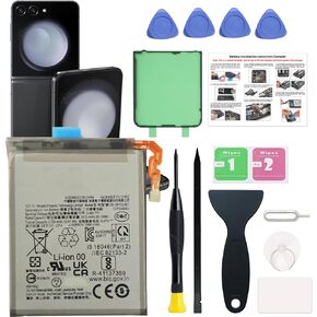 New Upgraded Battery for Galaxy Z Flip 3, EB-BF712ABY Replacement Battery Compatible with Samsung Galaxy Z Flip 3, with Repair Tools & Instruction in Saudi Arabia
