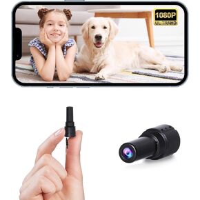 Smallest Wireless WiFi Camera,Portable Mini Spy Camera,HD1080P Video Recording Live Feed,Baby Monitor,Nanny Cam,Pet Cam with Night Vision,Motion Detection,Cloud Storage for Security with iOS/Android in Saudi Arabia