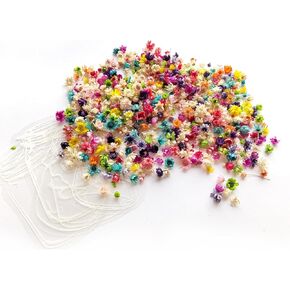 520 Mini Pressed Dried Flowers for Resin Crafts with 5 Transparent Laminating Films - Bulk Tiny Flowers for Bookmarks, Jewelry, Candles, DIY Epoxy Resin Accessories in Saudi Arabia