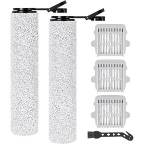 F25 Replacement Brush Rollers and HEPA Filters for Roborock F25 ACE/F25 RT/F25 LT/F25ALT/F25/F25 GT/F25 XT/F25 ACE Combo/F25 Combo Wet Dry Vacuum Cleaner（6 Accessories） in Kuwait