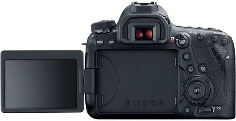 كاميرا Canon EOS 6D Mark II DSLR مع مجموعة عدسات مقاس 24-105 مم f/4L II | مستشعر كامل الإطار بدقة 26.2 ميجابكسل، Dual Pixel CMOS AF وشاشة LCD متغيرة الزاوية | للسفر والصور اليومية + محول EF-EOS R + بطاقة سعة 64 جيجابايت + المزيد in Saudi Arabia