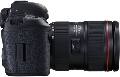 كاميرا Canon EOS 5D Mark IV DSLR مع مجموعة عدسات مقاس 24-105 مم f/4L هي II USM | مستشعر 30.4 ميجابكسل، Dual Pixel AF وفيديو 4K | للمناسبات والتصوير الاحترافي (1483C010) + بطاقة 64 جيجابايت + بطارية + شاحن + المزيد in Saudi Arabia