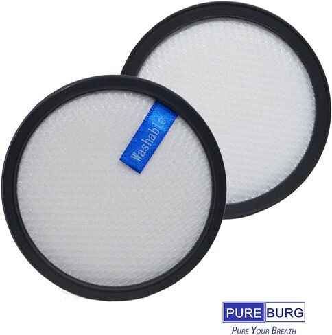 فلتر بديل PUREBURG متوافق مع المكنسة الكهربائية اللاسلكية PrettyCare W200 W300، 6 عبوات قابلة للغسل لتنظيف الغبار in Kuwait