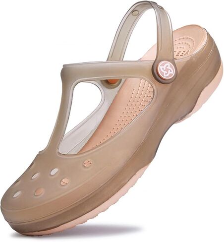 Women’s Lightweight Platform Clogs Sandals – Slip-On Breathable Water Shoes, Non-Slip Beach Garden Walking Comfort EVA in Saudi Arabia