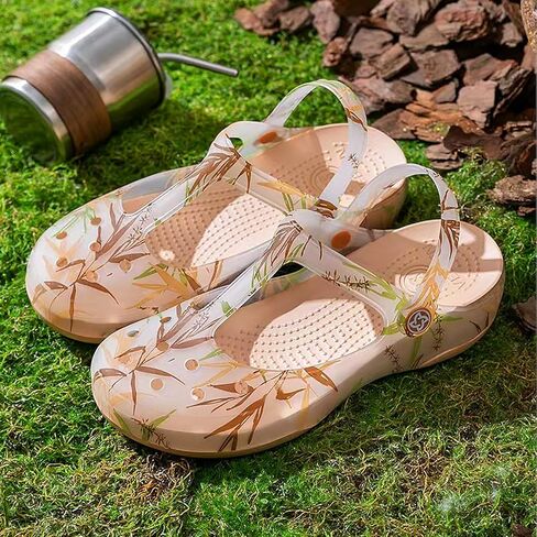 Women’s Lightweight Platform Clogs Sandals – Slip-On Breathable Water Shoes, Non-Slip Beach Garden Walking Comfort EVA in Saudi Arabia