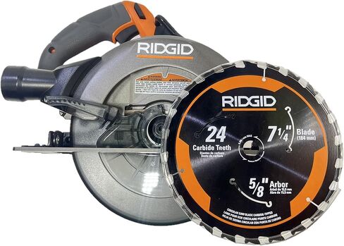 RIDGID 18V بدون فرش لاسلكي 7-1 / 4 بوصة طقم منشار دائري مع بطارية وشاحن أقصى إخراج - R8657KN - معبأة بكميات كبيرة in Kuwait