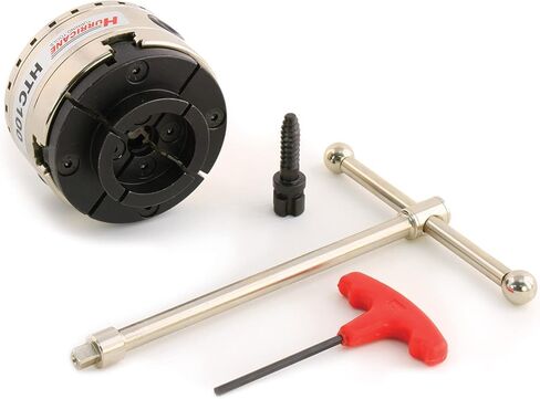 HTC100, 4" Four Jaw Woodturning Chuck Kit, with 3/4"x 16 TPI Insert and Dovetail Jaws, for Wood Lathes in Saudi Arabia