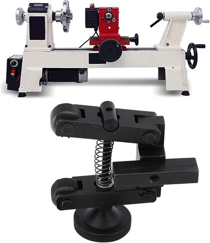 Spring Loaded Knurling Tool Holder for Mini Lathe with 4 CR15 Wheels Adjustable Linear Knurl Tool Reduces Spindle Bearing Load in Saudi Arabia