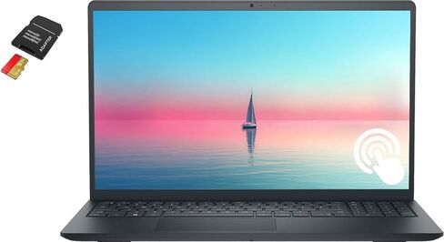 Dell Inspiron 15" FHD Touchscreen Business & Student Laptop Computer, 64GB RAM 2.5TB Storage (2TB SSD+ 512GB SD Card), 10-Cores Intel Core i5, Windows 11 Pro with Microsoft Office Included, Black in Saudi Arabia
