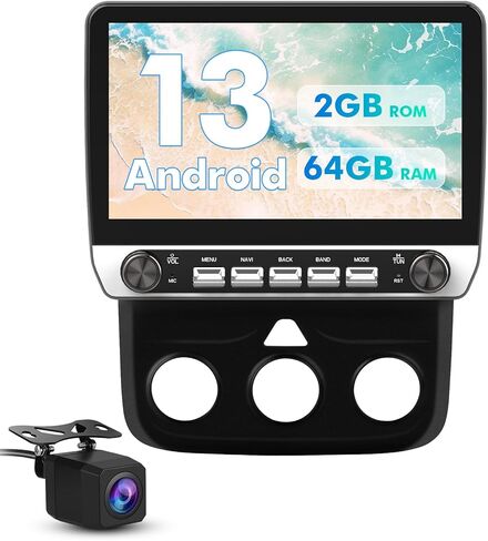 Car Radio Stereo for Dodge RAM 2013-2019 1500/2500/3500, 7 inch Touch Screen Head Unit with Carplay/Android Auto SWC GPS WiFi Bluetooth FM RDS AM DSP SWC Backup Camera [2GB+64GB] in Kuwait