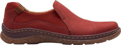 Clarks - Womens Orlene Slip Shoes, Color Chestnut Nubuck, Size: 7 N US in Saudi Arabia