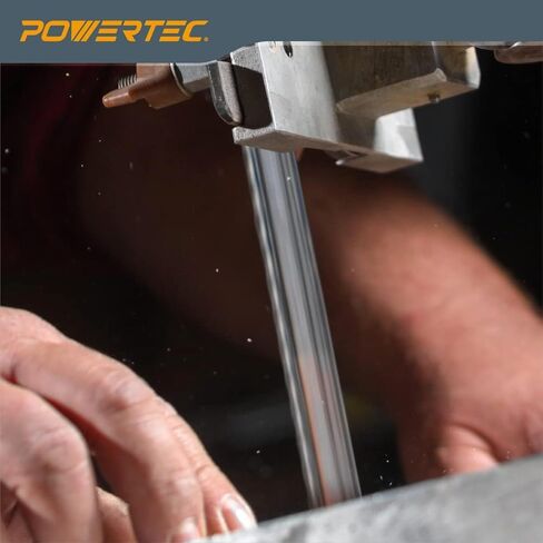 شفرات منشار شريطي POWERTEC مقاس 72 بوصة، شفرات منشار شريطية 1/8 بوصة × 14 TPI لـ Wen 3962 وDelta 28-140 10 بوصة منشار شريطي للأعمال الخشبية، بديل لشفرة المنشار الحزامي Wen BB7212، حزمة واحدة (13314) in Kuwait