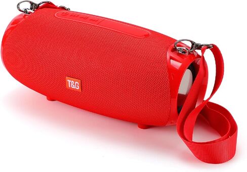 T&G Portable Bluetooth Speaker, 30W Wireless Dual Speakers with TWS Hi-Res Audio, Supports TF Card, USB Drive, Built-in Microphone, Lanyard for Outdoor, Party, Beach, Travel-TG534 in Kuwait