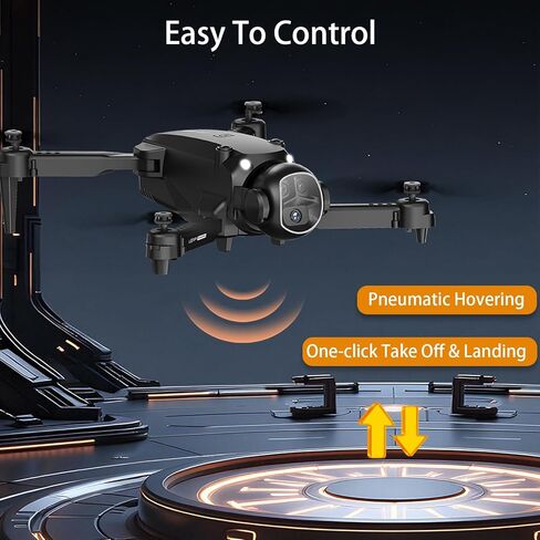 Drone with Dual Camera for Adults Beginners, FPV Foldable RC Quadcopter Toys, Helicopter Toys, 1080P HD Camera Drone, Altitude Hold, One Key Take-off/Landing, 3D Flips, Waypoints fly in Saudi Arabia