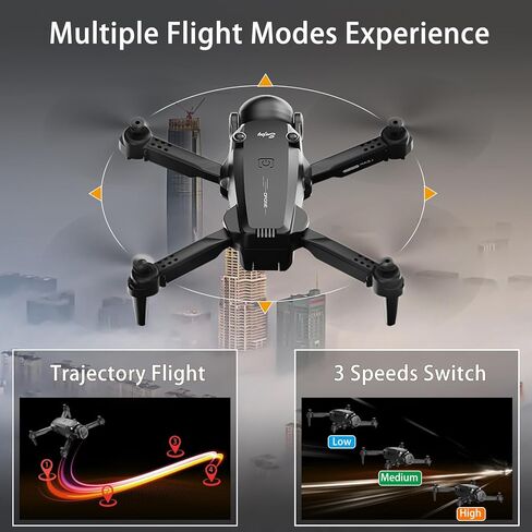 Drone with Dual Camera for Adults Beginners, FPV Foldable RC Quadcopter Toys, Helicopter Toys, 1080P HD Camera Drone, Altitude Hold, One Key Take-off/Landing, 3D Flips, Waypoints fly in Saudi Arabia