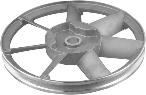 Metal Single Groove Triangle Belt Pulley Flywheel Air Compressor Belt Machine Head 265mm Diameter A-Type Belt Compatible for Twin Cylinder Piston Pump Single Stage Air Compressor Accessories in Kuwait