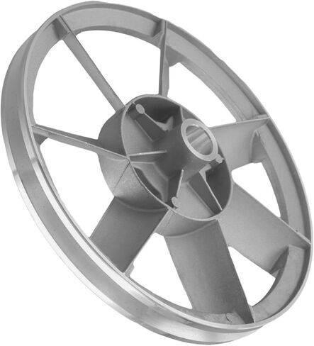 Metal Single Groove Triangle Belt Pulley Flywheel Air Compressor Belt Machine Head 265mm Diameter A-Type Belt Compatible for Twin Cylinder Piston Pump Single Stage Air Compressor Accessories in Kuwait