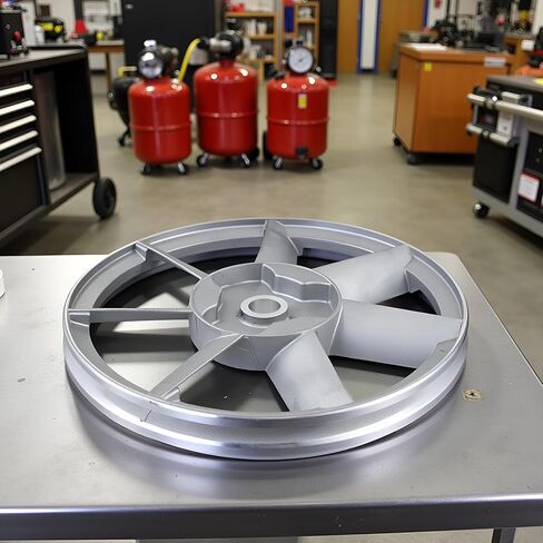 Metal Single Groove Triangle Belt Pulley Flywheel Air Compressor Belt Machine Head 265mm Diameter A-Type Belt Compatible for Twin Cylinder Piston Pump Single Stage Air Compressor Accessories in Kuwait