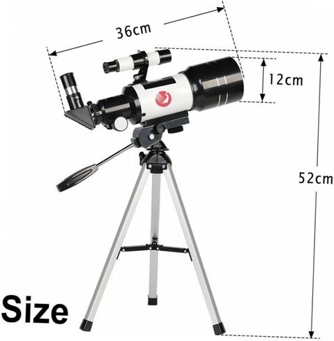70Mm 150X Professional Refracting Astronomical Telescope with Tripod and Phone Clip for and Students Stargazing Beginners in Saudi Arabia