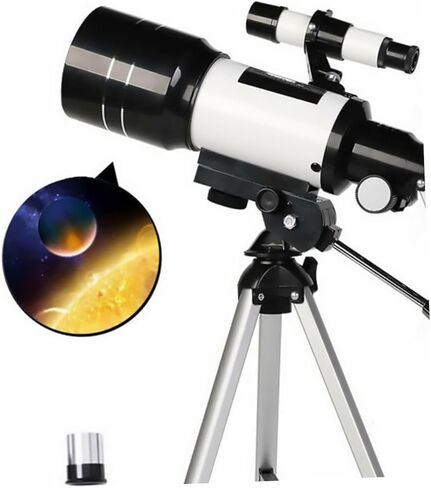 70Mm 150X Professional Refracting Astronomical Telescope with Tripod and Phone Clip for and Students Stargazing Beginners in Saudi Arabia