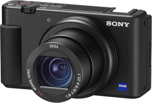 Sony ZV-1 Compact Digital Vlogging 4K HDR Video Camera for Content Creators & Vloggers DCZV1/B Renewed | Official USA Partner Model | Bundle with Deco Gear Case + 2X Battery + 64GB Card +Charger in Saudi Arabia