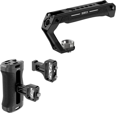 SIRUI Top Handle with 3/8"-16 ARRI Locating Pins Mount and Side Handle with ARRI Locating and Dual 1/4" Screw Mount Optional in Saudi Arabia