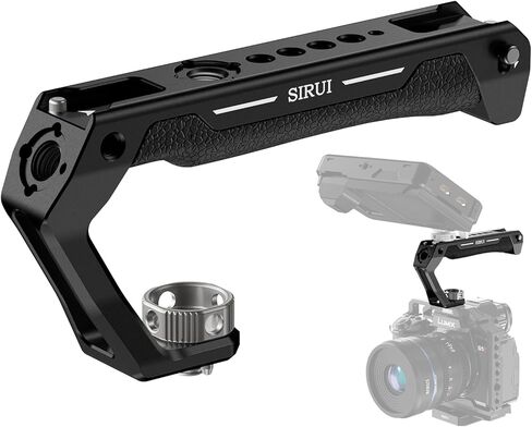 SIRUI Top Handle with 3/8"-16 ARRI Locating Pins Mount and Side Handle with ARRI Locating and Dual 1/4" Screw Mount Optional in Saudi Arabia