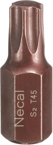 HARFINGTON T45 مفك براغي نجمية بت 10 مم عرقوب سداسية 30 مم طول أمان مغناطيسي مقاوم للعبث 6 نقاط رأس سداسية لقم S2 مفك براغي فولاذي in Kuwait