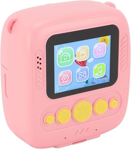 Yunseity Kids Camera Instant Print, 1080P 48M Kids Instant Cameras That Print Photos, 2 Inch Screen Toddler Photo Video Camera with Filters Photo Frames for Boys Girls (Pink) in Kuwait