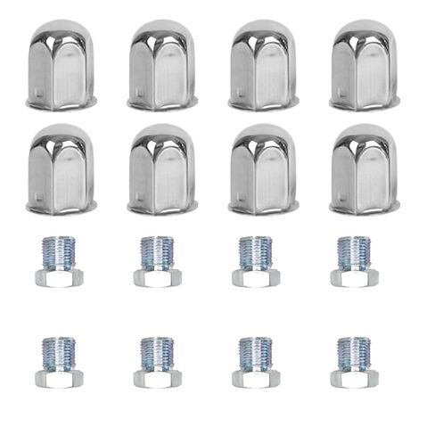 8 Pcs Lug Nuts for hightall 17" 8 Lug Wheel Simulator, Compatible with Ford 2005-2022 F350 Truck in Saudi Arabia