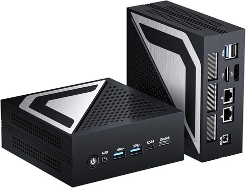 Thdeukoty AI Mini PC ، AMD Ryzen 9 7940HS 8C/14T حتى 5.2 جيجا هرتز ، Windows Computer Windows 11 Pro (TPM2.0) ، 64G DDR5 5600MHz RAM/1T NVME M.2 SSD/HDMI/TYPE-C/WIVI in Kuwait