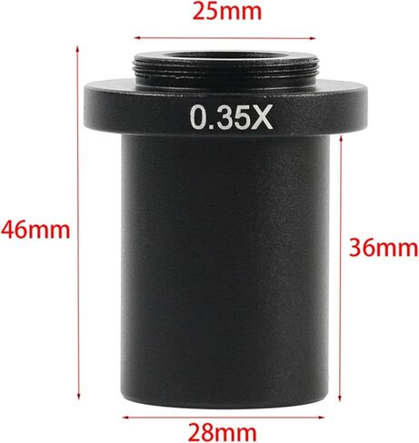 Microscopes Lens 0.35X 0.5X 1X Industry Mono Lens Zoom C-Mount Adapter Lens for 10A 0.7X~4.5X Industry Microscope Lens Camera Eyepiece Lens Microscope Eyepieces for Optical Microscope in Saudi Arabia