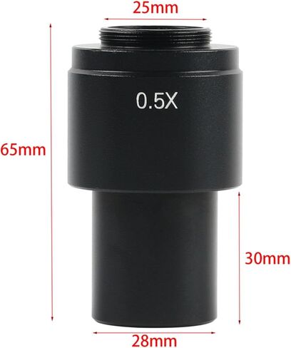 Microscopes Lens 0.35X 0.5X 1X Industry Mono Lens Zoom C-Mount Adapter Lens for 10A 0.7X~4.5X Industry Microscope Lens Camera Eyepiece Lens Microscope Eyepieces for Optical Microscope in Saudi Arabia