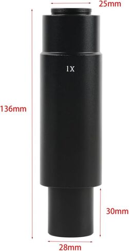 Microscopes Lens 0.35X 0.5X 1X Industry Mono Lens Zoom C-Mount Adapter Lens for 10A 0.7X~4.5X Industry Microscope Lens Camera Eyepiece Lens Microscope Eyepieces for Optical Microscope in Saudi Arabia
