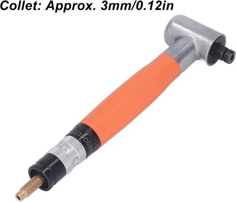 PerGar Mini Angle Air Die Grinder، 90° قلم رصاص زاوية القالب، سرعة عالية أداء نقل ممتاز الهواء الزاوية اليمنى مطحنة القالب مع مفتاح الربط in Kuwait