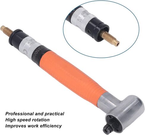 PerGar Mini Angle Air Die Grinder، 90° قلم رصاص زاوية القالب، سرعة عالية أداء نقل ممتاز الهواء الزاوية اليمنى مطحنة القالب مع مفتاح الربط in Kuwait