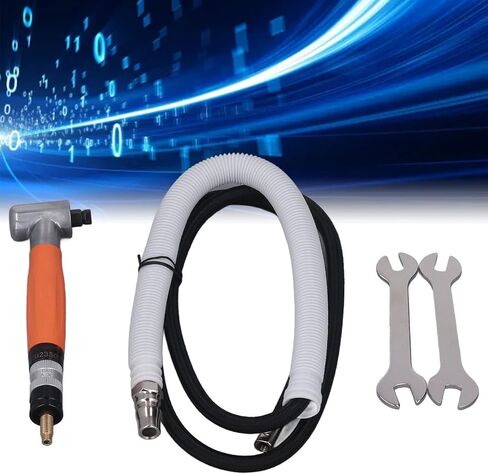 PerGar Mini Angle Air Die Grinder، 90° قلم رصاص زاوية القالب، سرعة عالية أداء نقل ممتاز الهواء الزاوية اليمنى مطحنة القالب مع مفتاح الربط in Kuwait