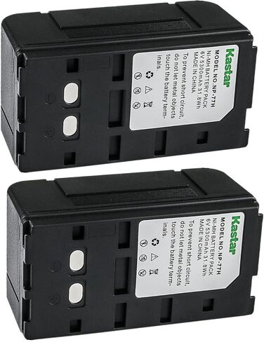 Kastar NP-77H 6.0V 5300mAh Battery Replacement for Sony CCD-TR Series CCD-TR98 CCD-TR99, CCD-TRV Series CCD-TRV40 CCD-TRV44 CCD-TRV44E CCD-TRV512 CCD-TRV52 CCD-TRV53 CCD-TRV60 CCD-TRV70 CCD-TRV73 in Saudi Arabia