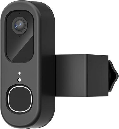 Anti-Theft Doorbell Mount for Arlo Video Doorbell 2K (2nd Gen), Arlo Camera Mount Easy No-Drill Mounting Bracket, Weatherproof Protection for Arlo Doorbell Camera, Ideal for Homes Apartments Rentals in Saudi Arabia