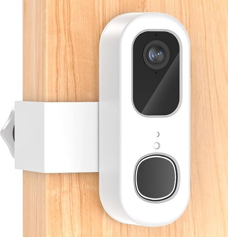 حامل جرس باب مضاد للسرقة لجرس باب الفيديو Arlo 2K (الجيل الثاني)، حامل كاميرا Arlo سهل التركيب بدون ثقب، حماية ضد الطقس لكاميرا جرس الباب Arlo، مثالي لتأجير المنازل والشقق in Saudi Arabia