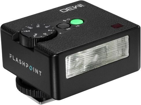 Flashpoint iM30 Mini Flash - Camera Flash GN 15, 7 Power Levels, IM 30 Mini Camera Flash for Canon/Sony zv1/Sony zve10 /Ricoh gr3/Nikon/Fuji f1-230... in Saudi Arabia