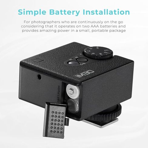 Flashpoint iM30 Mini Flash - Camera Flash GN 15, 7 Power Levels, IM 30 Mini Camera Flash for Canon/Sony zv1/Sony zve10 /Ricoh gr3/Nikon/Fuji f1-230... in Saudi Arabia