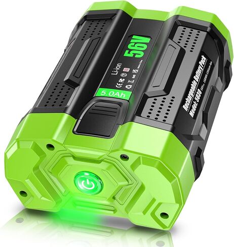 ترقية 56 فولت 5.0 أمبير BA2800T بطارية بديلة لـ EGO Power + 56V BA2800 BA4200T BA5600T BA4200 متوافقة مع أدوات EGO All Power 56V ST1502LB CS1604 LB4800 LB6504 LB5804 HT2400 وحامل البطارية in Saudi Arabia
