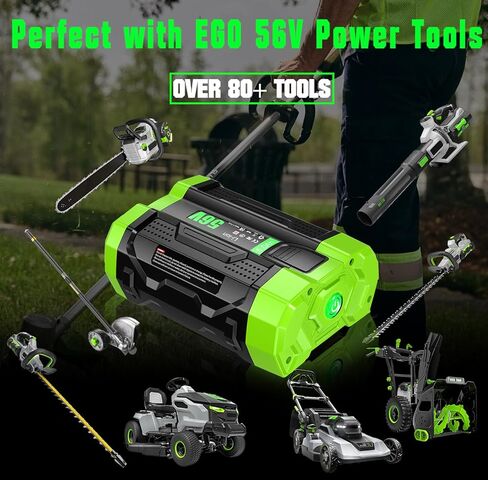 ترقية 56 فولت 5.0 أمبير BA2800T بطارية بديلة لـ EGO Power + 56V BA2800 BA4200T BA5600T BA4200 متوافقة مع أدوات EGO All Power 56V ST1502LB CS1604 LB4800 LB6504 LB5804 HT2400 وحامل البطارية in Saudi Arabia
