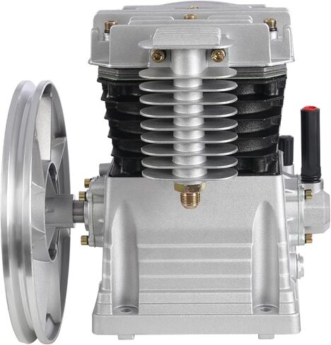 3HP 2.2KW Twin Cylinder Air Compressor Pump Head,250L/min Oil Lubricated Air Compressor Piston Pump with Suction and Exhaust Valve in Saudi Arabia