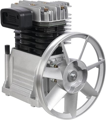 3HP 2.2KW Twin Cylinder Air Compressor Pump Head,250L/min Oil Lubricated Air Compressor Piston Pump with Suction and Exhaust Valve in Saudi Arabia