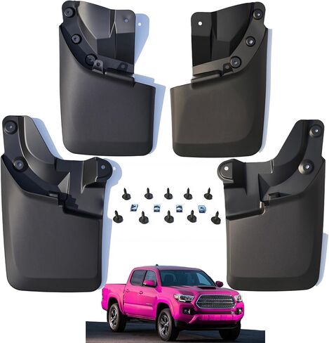 يناسب اللوحات الطينية حراس البقع يناسب 2022-2025 Toyota Tundra (غير مناسب SR) ، حرس الطين مجموعة الملحقات حماية رواسب المركبات لا يوجد حامي إطارات الحفر الطين كل الطقس ، 4 أجهزة كمبيوتر ، 2023 2024 in Kuwait
