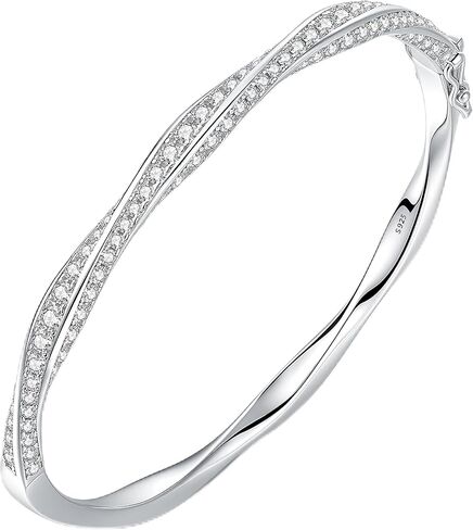 أساور Moissanite للنساء White S925 Sterling Silver D Color VVS1 Clarity Luxury Bridal Wedding Gift for زوجة عيد ميلاد المجوهرات Hypoallergenic in Saudi Arabia