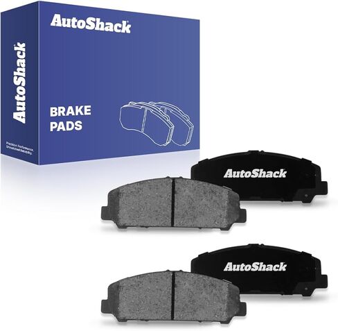 Autoshack Front Ceramic Brake Set Set Set Set Set Set Set Set Set Set Set Set Set Set Set Set Presentive لعام 2006-2011 Nissan Armada 2008-2010 Titan 2007-2010 Infiniti QX56 5.6L V8 4WD RWD SCD1286 in Saudi Arabia